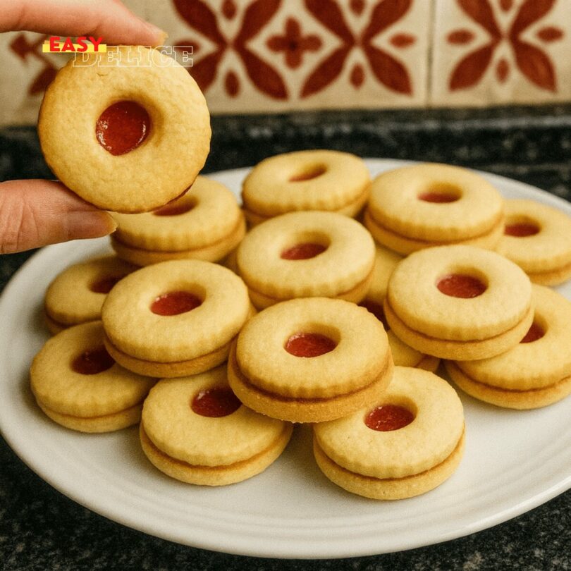 Biscuits Sablés de Noël à la Confiture
