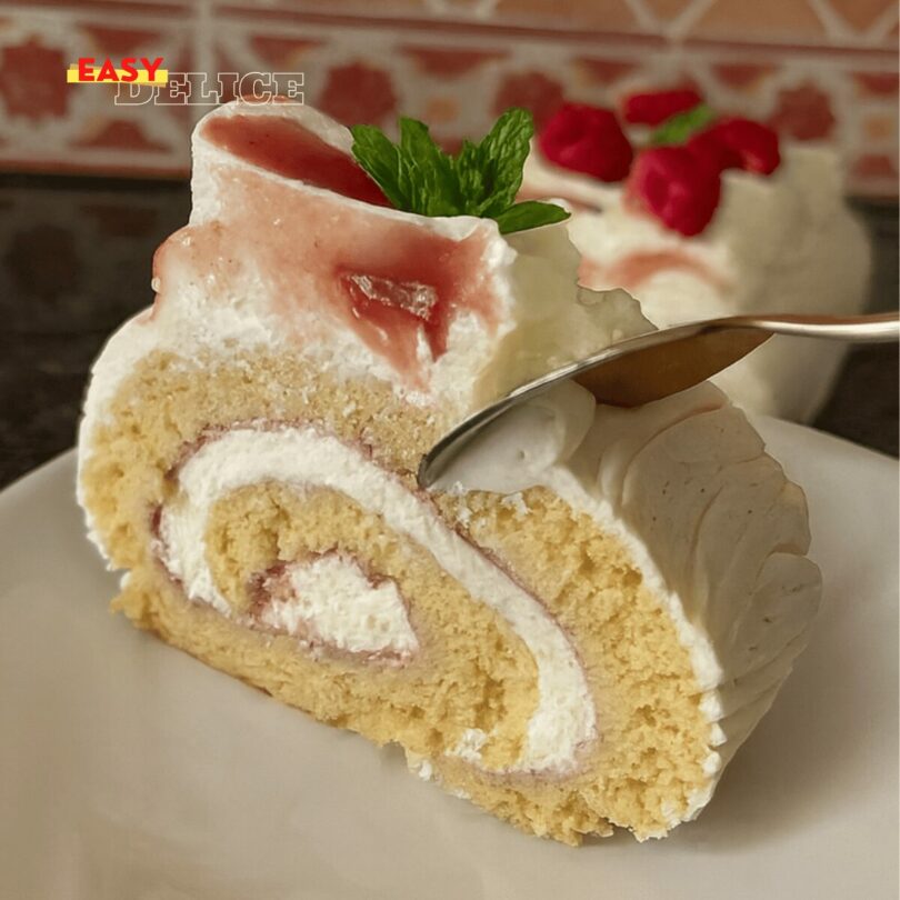 Bûche Vanille Framboise