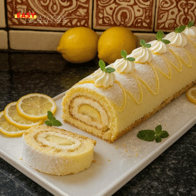 Bûche Roulée au Citron & Mascarpone