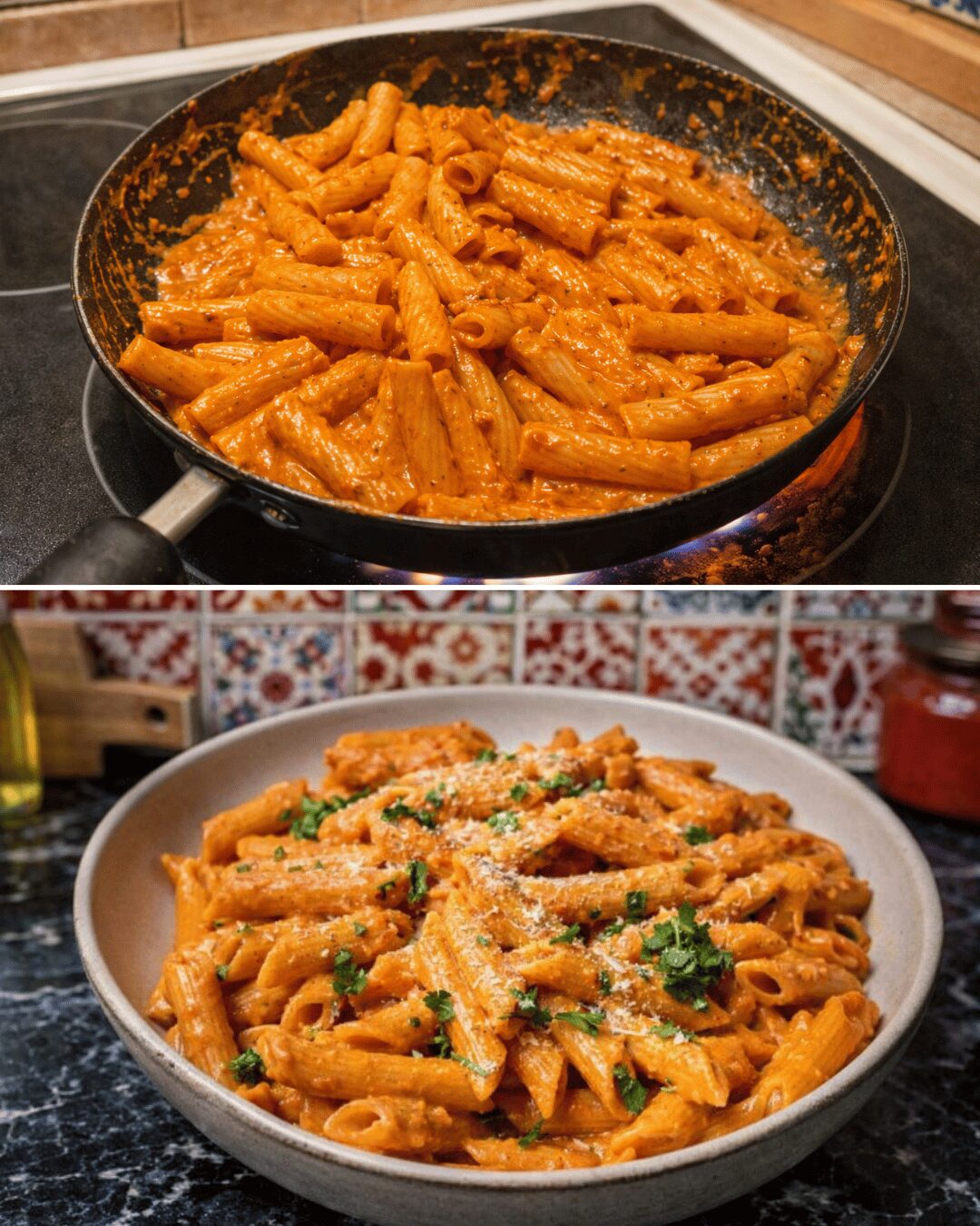 Penne à la Sauce Tomate Crémeuse (Ultra Onctueuse)