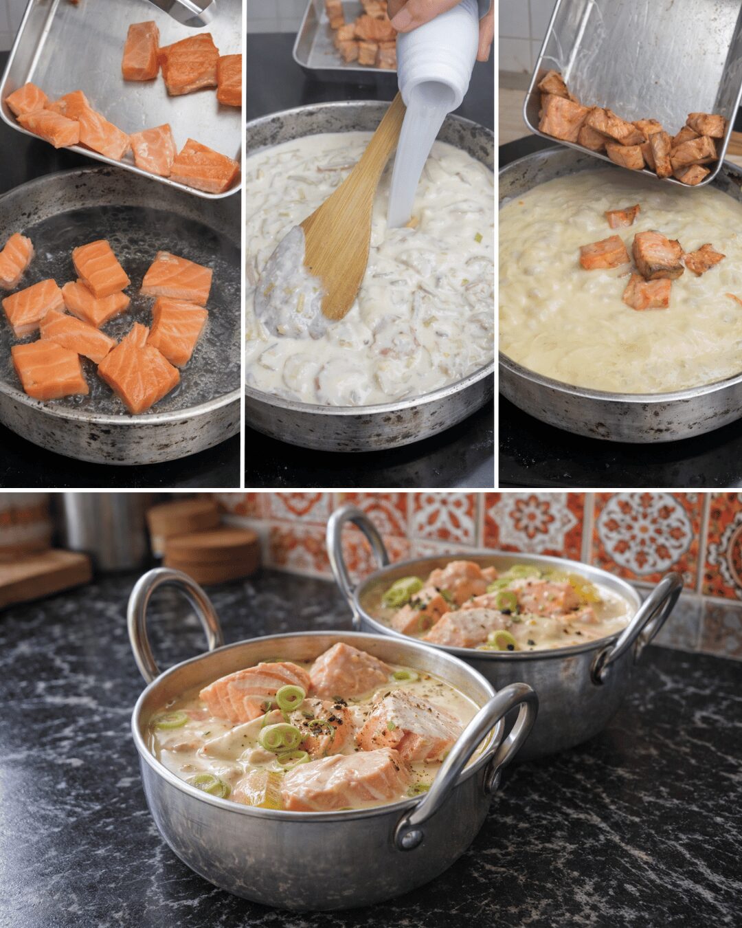 Blanquette de saumon façon chef 