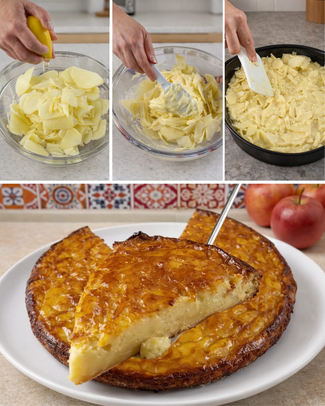 Gâteau aux Pommes Ultra Crémeux 