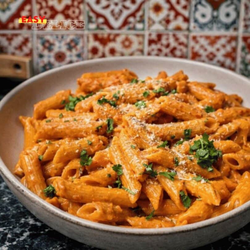 Penne à la Sauce Tomate Crémeuse (Ultra Onctueuse)