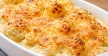 Gratin Pommes de Terre & Chou-Fleur à la Sauce Crémeuse