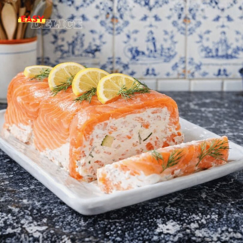 Terrine froide au saumon fumé & fromage frais