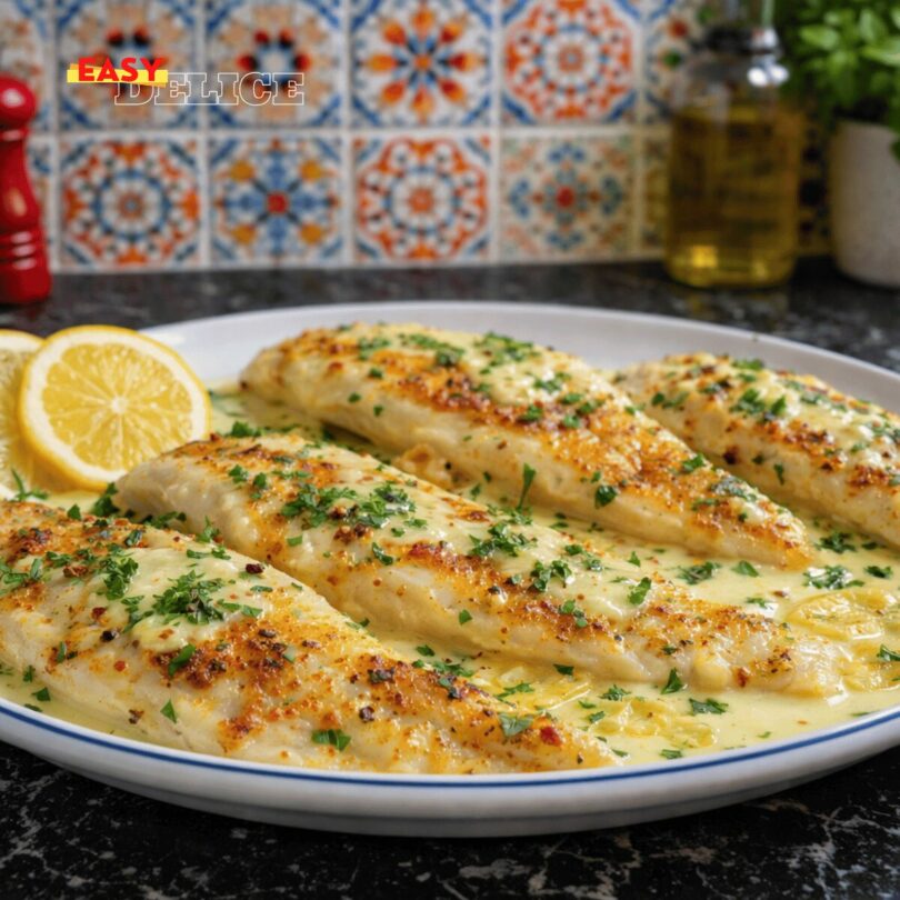 Filets de Sole Sauce Citron Crémeuse