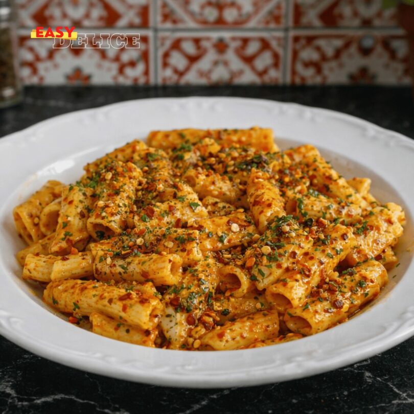 Pâtes Crémeuses au Poulet Façon Toscane
