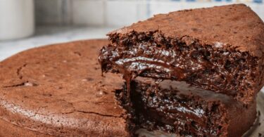 Gâteau Fondant au Chocolat à Cœur Coulant