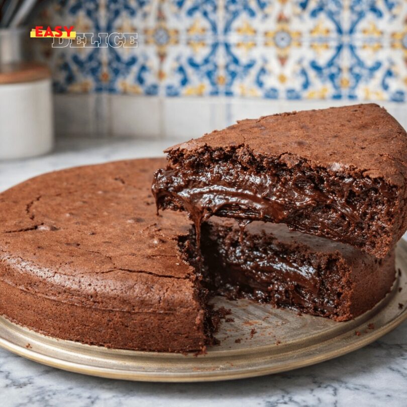 Gâteau Fondant au Chocolat à Cœur Coulant