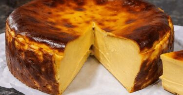 Cheesecake Basque à la Vanille