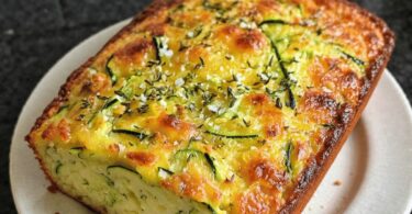 Cake Salé aux Courgettes & Fromage