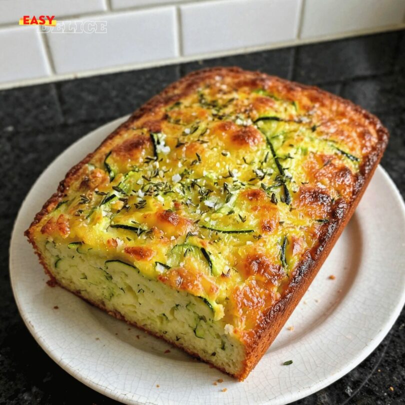 Cake Salé aux Courgettes & Fromage