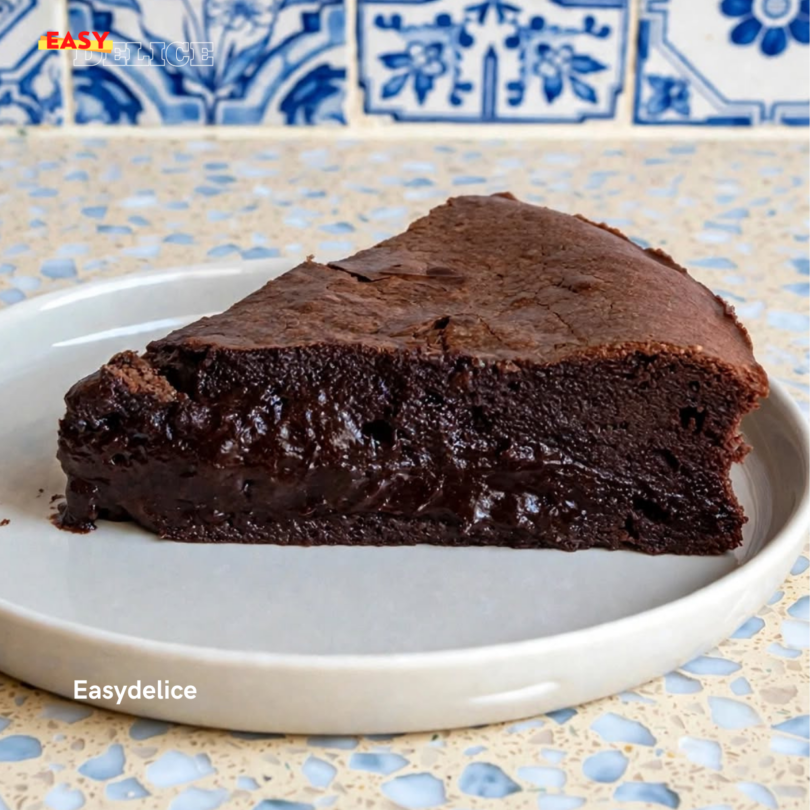 Gâteau Fondant au Chocolat à Cœur Coulant