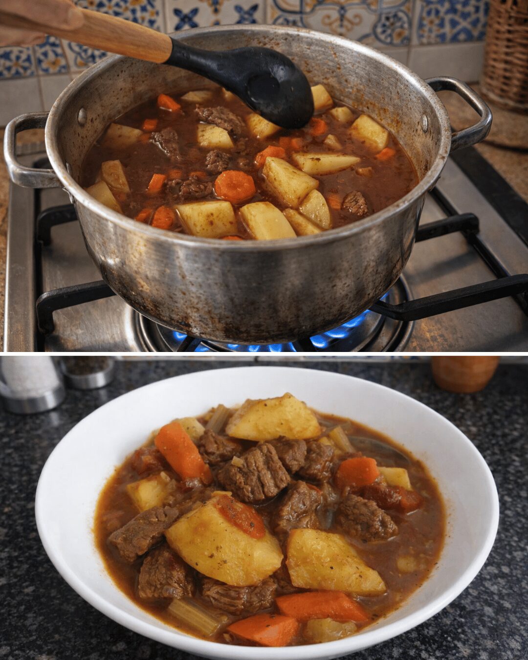 Ragoût de Bœuf aux Pommes de Terre et Carottes