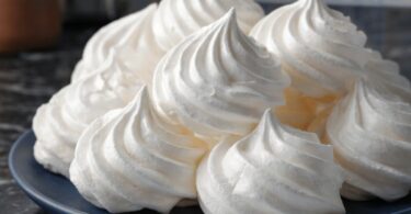 MERINGUE FRANÇAISE – CUISSON BASSE TEMPÉRATURE