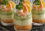 Verrines Avocat Crevettes Agrumes