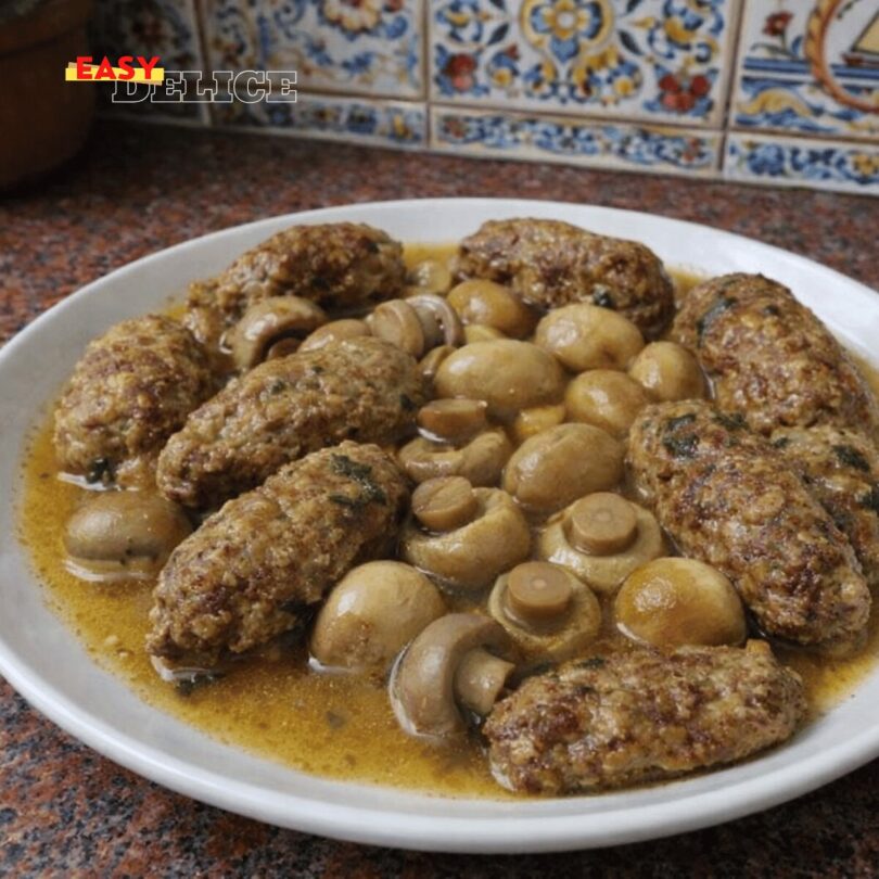 Boulettes de Viande aux Champignons