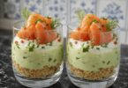Mousse d'Avocat au Saumon Fumé