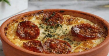Clafoutis d’Endives au Chorizo