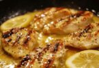 Escalopes de Poulet Grillées à la Sauce Citron & Moutarde