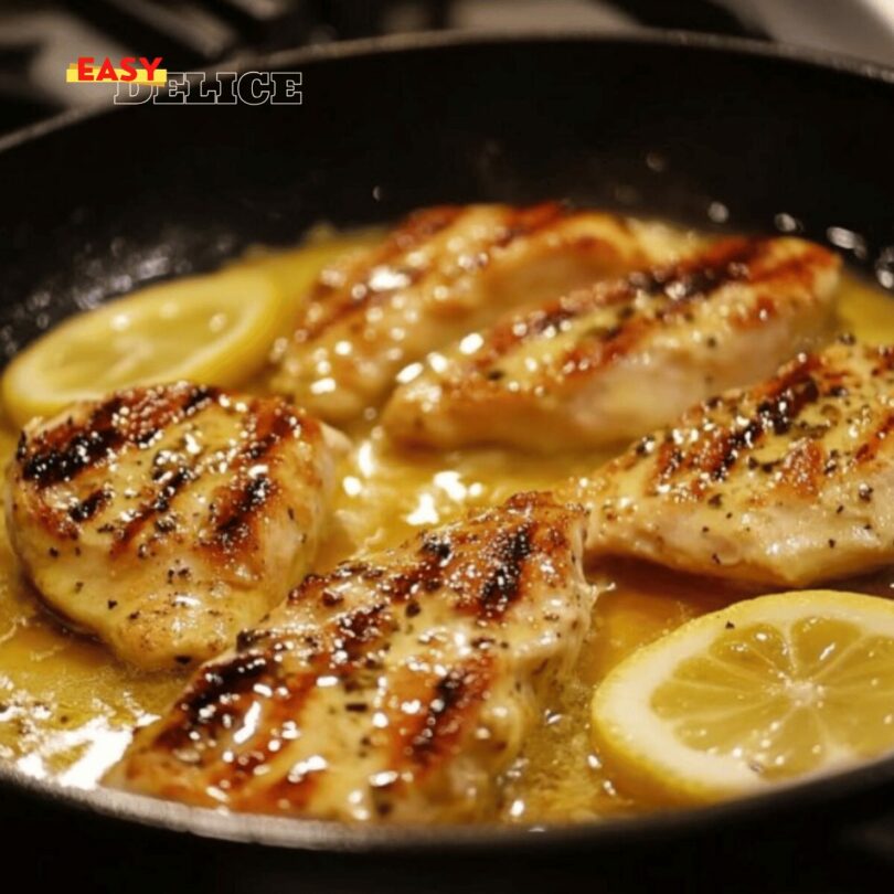 Escalopes de Poulet Grillées à la Sauce Citron & Moutarde
