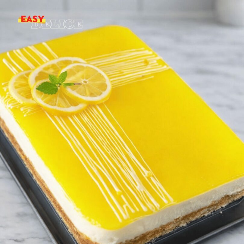 Entremets Citron Sans Cuisson