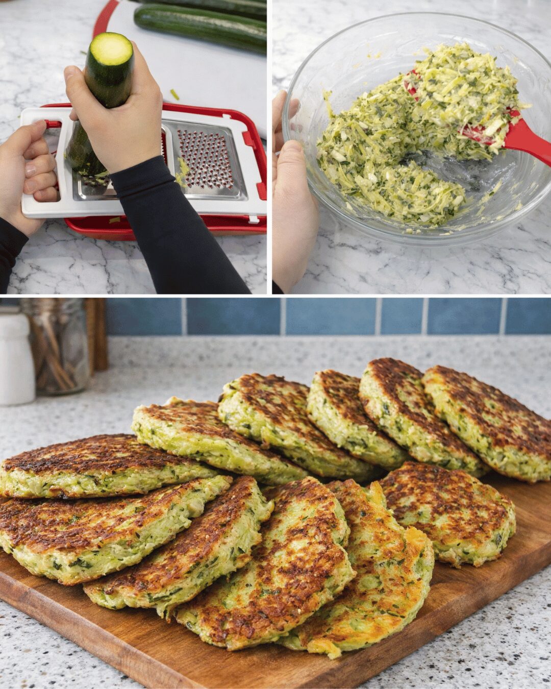 Galettes de Courgettes au Fromage