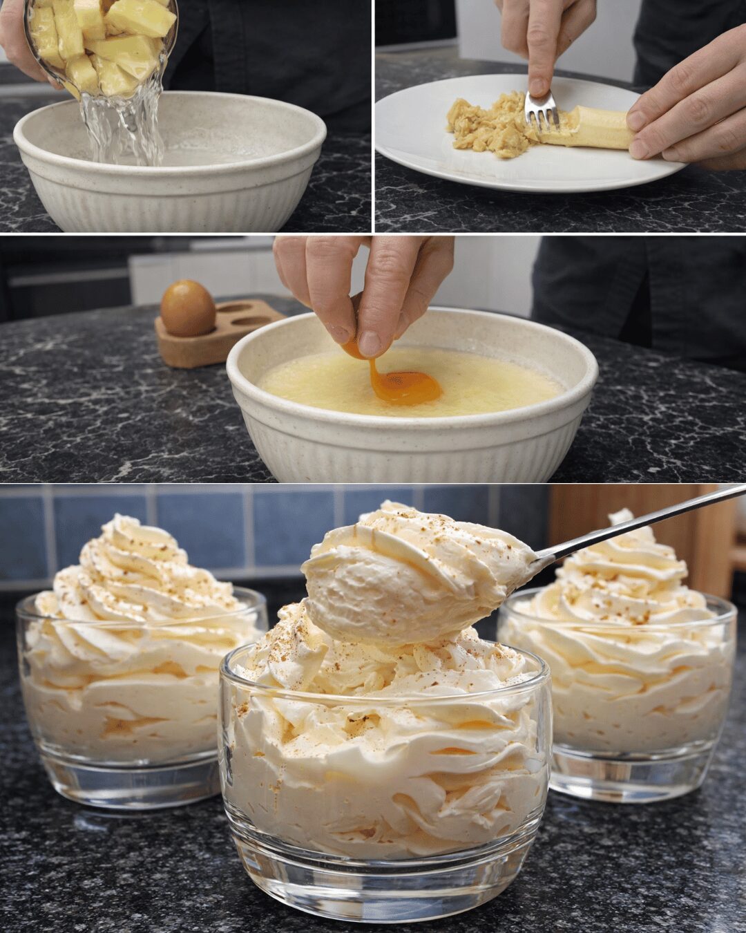 Mousse Tropicale Ananas Banane