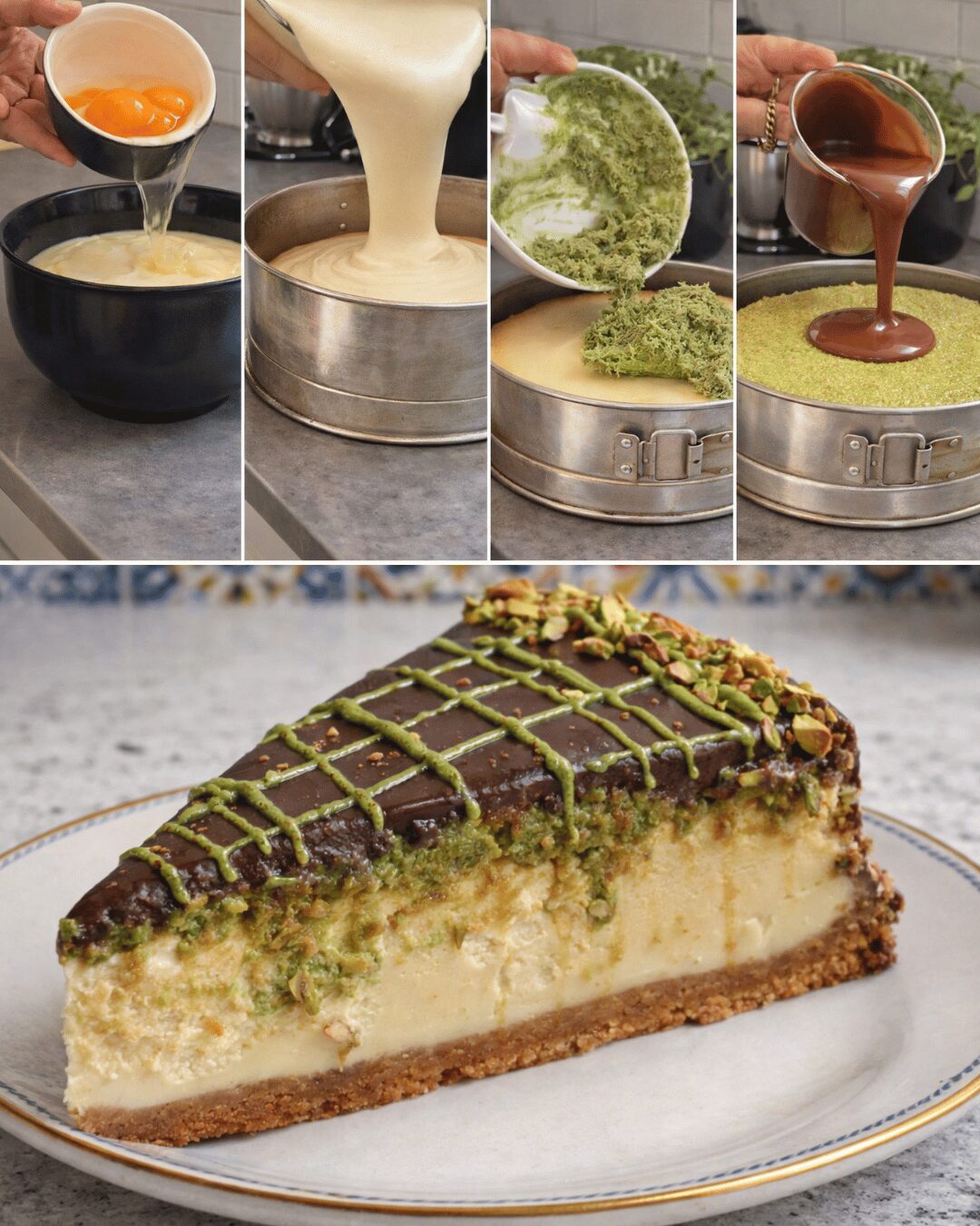 Cheesecake Chocolat & Pistache