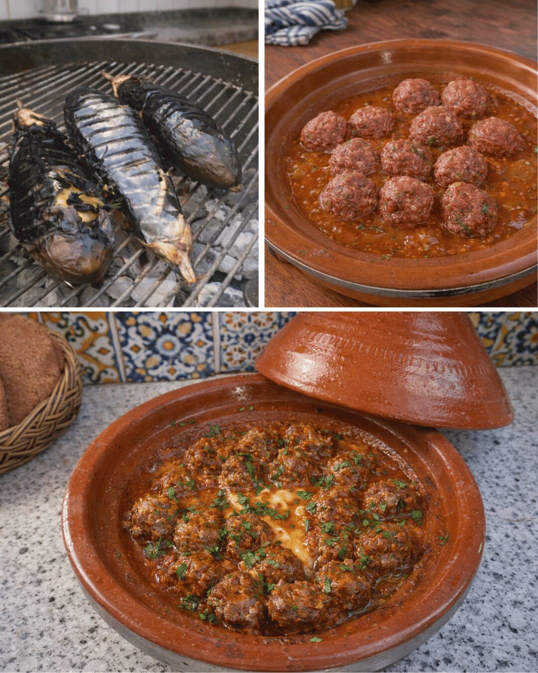 Tajine Spécial Viande Hachée & Aubergines 