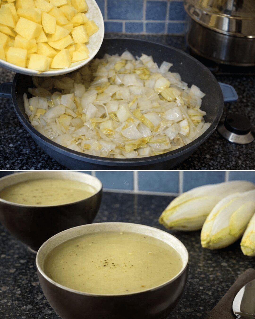 Soupe aux Endives et Pommes de Terre