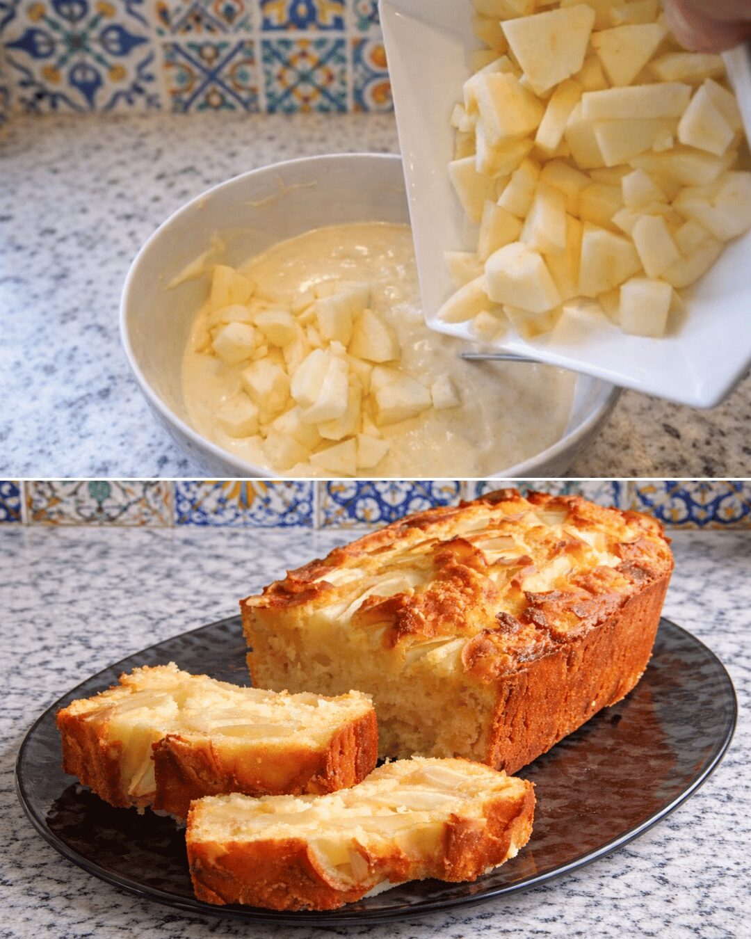 Cake Fondant Pomme–Vanille