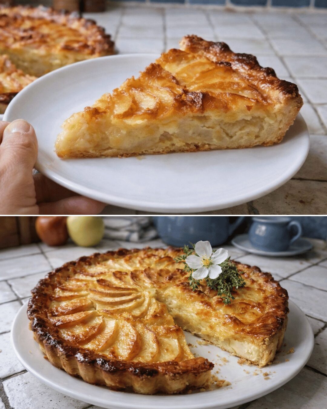 Tarte Normande aux Pommes