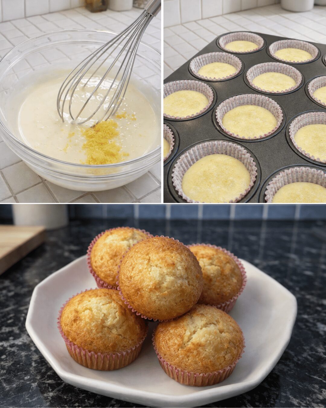 Muffins au Citron Sans Sucre