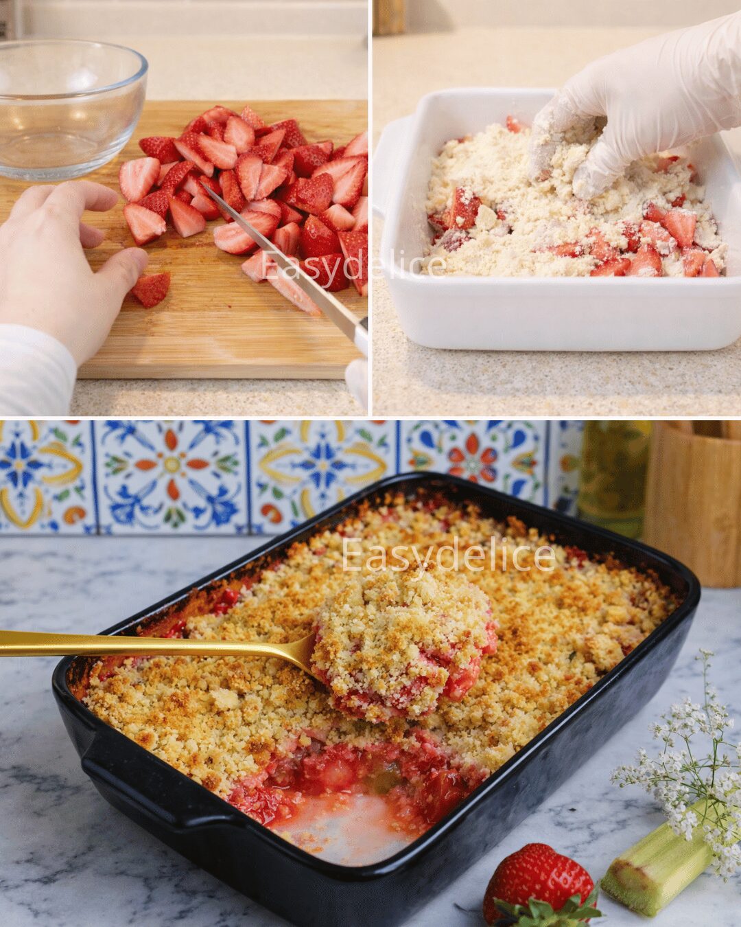 Crumble Fraises Inratable