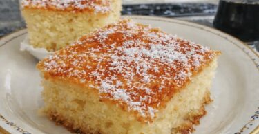 Basboussa à la noix de coco