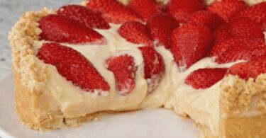 Tarte aux Fraises Crémeuse