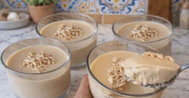 Dessert Crémeux à la Vanille (3 Ingrédients)