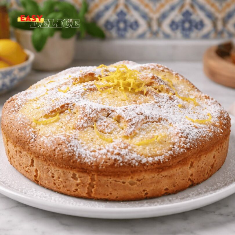 Gâteau Moelleux à la Crème Pâtissière