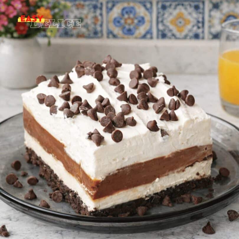 Chocolate Lasagna (Dessert au chocolat sans cuisson)