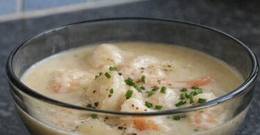 Velouté de Coquilles Saint-Jacques crémeux et raffiné