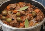 Sauté de veau aux olives