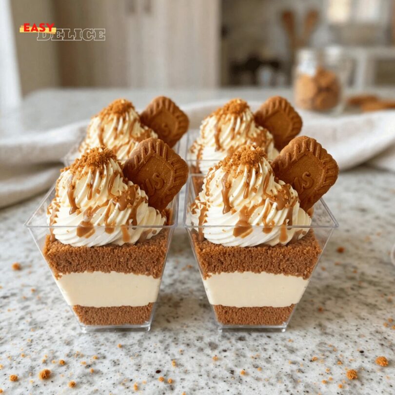 Dessert Lotus Biscoff sans Cuisson