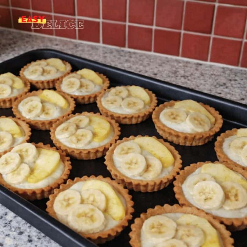 Tartelettes Banane & Crème Vanille