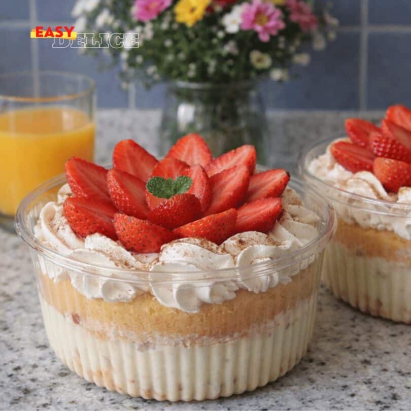 Fraisier Express en Verrine