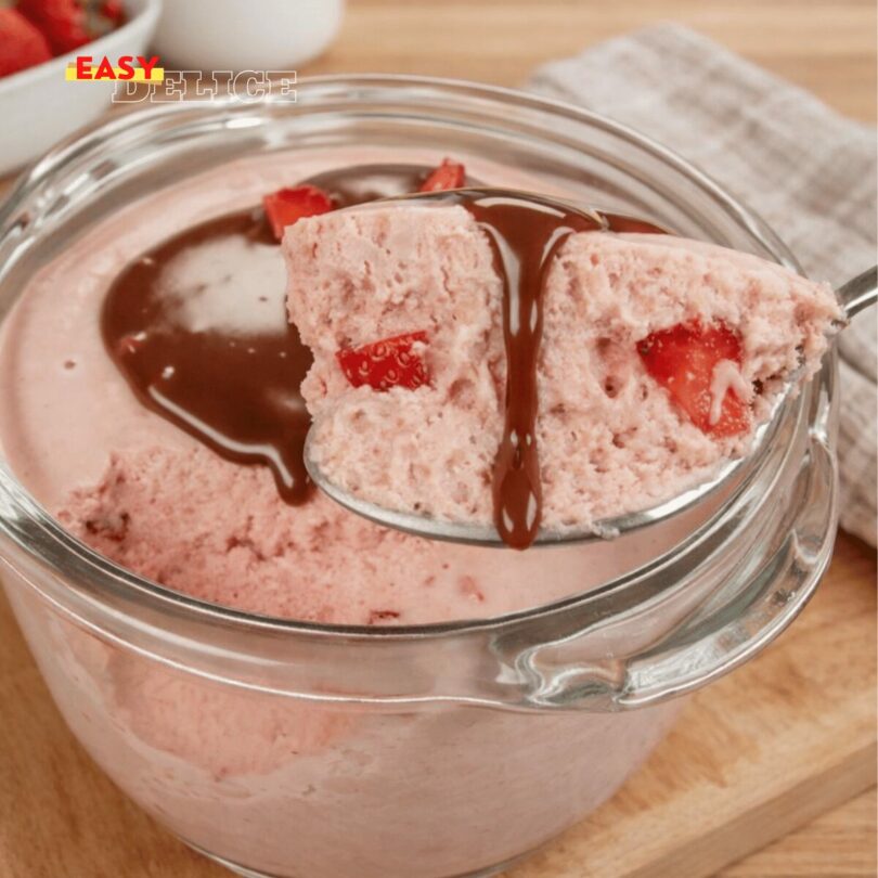 Mousse aux Fraises Facile & Onctueuse