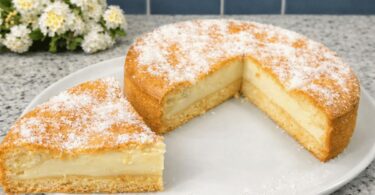 Gâteau Magique à la Vanille (3 Couches)