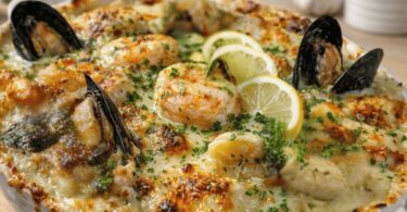 Gratin de Fruits de Mer Crémeux