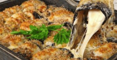 Roulés d’Aubergines Gratinés