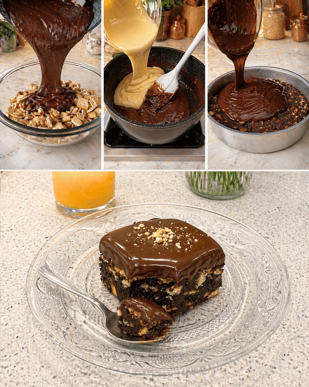 Gâteau Chocolat Ultra Gourmand aux Biscuits